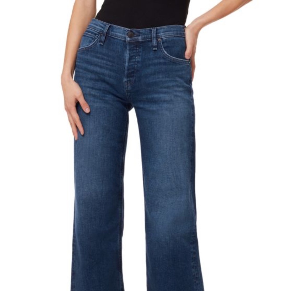 Hudson Rosie High Rise Wide Leg Jeans
